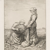 La récolte des pommes de terre [d'après Breton].