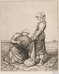La récolte des pommes de terre [d'après Breton].