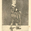 [L'enfant à l'épée, d'après Édouard Manet.]