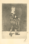 [L'enfant à l'épée, d'après Édouard Manet.]