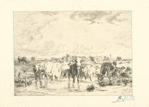 Landes du Bassin d'Archachon, d'après Van Marcke.