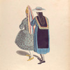 Indien et Indienne, en habit de fête.