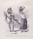 Indian headman and woman of Santa Catarina