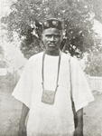 Mandingo wearing amulet.