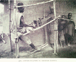 Cotton-weaving in Western Liberia.