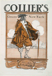 Collier's Greater New York, Petrus Stuyvesant, Governor of New Amsterdam, 1647, January 25, 1902, Price Ten Cents