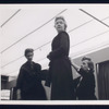 Elizabeth Montgomery (of Motley), Jo Van Fleet and Mary Smith during fitting at Brooks Costume Company for the stage production Look Back in Anger