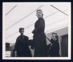 Elizabeth Montgomery (of Motley), Jo Van Fleet and Mary Smith during fitting at Brooks Costume Company for the stage production Look Back in Anger