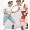 Ducking a left lead and countering with the right at body.