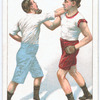 Avoiding a right lead and cross-countering with right upper cut.