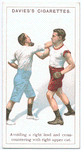 Avoiding a right lead and cross-countering with right upper cut.