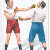 Left hand lead at head.