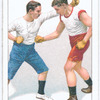Ducking a left lead and countering with the right at body.