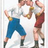 Stopping left hand body lead and being ready to counter with left at head or body.
