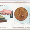 How to Sharpen a Knife.  How to Measure with Coins.