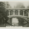 Bridge of Sighs, Cambridge.