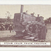 Steam chain track tractor.