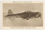 Gloster F.5/34 Single-Seat Multi-Gun Fighter.
