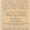 Emu.