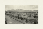 Camp of the 6th Infantry at El Valle, Mexico, showing the peculiar construction of quarters from mud and rocks, 7-7-1916 to 10-1-1916.