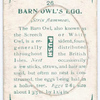 Barn owl's egg.