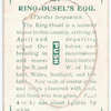 Ring ousel's egg.