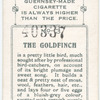 The goldfinch.