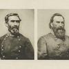 Gen. Braxton Bragg (on the left) and Gen. James Longstreet (on the right)
