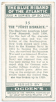 The Fürst Bismarck.