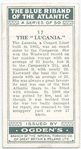 The Lucania.