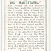 The Mauretania.