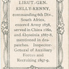 Lieut.-Gen. Kelly-Kenny.