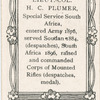Lieut.-Col. Herbert Charles Plumer.