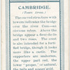Town arms, Cambridge.