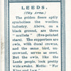 City arms, Leeds.