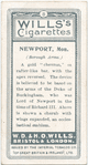 Borough arms, Newport, Mon.