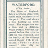 City arms, Waterford.