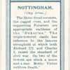 City arms, Nottingham.