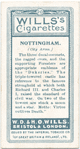 City arms, Nottingham.