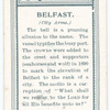City arms, Belfast.