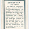 City arms, Edinburgh.