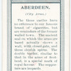 City arms, Aberdeen.