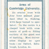 Arms of University of Cambridge.