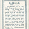 City arms, Carlisle.