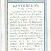 City arms, Canterbury.