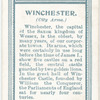 City arms, Winchester.