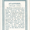 Borough arms, Stafford.