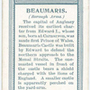 Borough arms, Beaumaris.