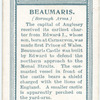Borough arms, Beaumaris.