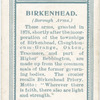 Borough arms, Birkenhead.